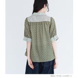 somari imaginationレトロ柄ボザム切替ブラウス | osharewalker | 詳細画像9