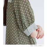 somari imaginationレトロ柄ボザム切替ブラウス | osharewalker | 詳細画像10