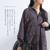 kOhAKUミリタリーテイストデザインロングシャツ | osharewalker | 詳細画像2