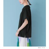 n'OrLABEL接触冷感襟付きドルマンTシャツ | osharewalker | 詳細画像8 