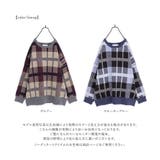 n'OrLABELオリジナルチェック柄ジャカードニット | osharewalker | 詳細画像17