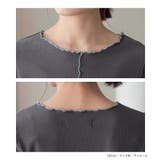 n'OrLABEL裏起毛配色メローリブクルーネックカットソー | osharewalker | 詳細画像16 