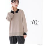 n'OrLABEL配色カラーニットトップス | osharewalker | 詳細画像17