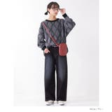 n'OrLABEL配色ダイヤ柄ジャカードニット | osharewalker | 詳細画像13 