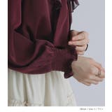 somari imaginationボウタイ付きラッフルフリルブラウス | osharewalker | 詳細画像8 