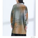 kOhAKUグラデーションプリントロングシャツ | osharewalker | 詳細画像11 