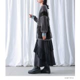 kOhAKU配色シアー切替フリンジデザインニット | osharewalker | 詳細画像8 