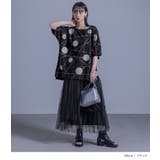 kOhAKUランダムドット柄モードTシャツ | osharewalker | 詳細画像3