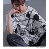 kOhAKUランダムドット柄モードTシャツ | osharewalker | 詳細画像10