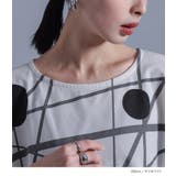 kOhAKUランダムドット柄モードTシャツ | osharewalker | 詳細画像11