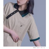 kOhAKUアシンメトリーカラーポロシャツ | osharewalker | 詳細画像13 