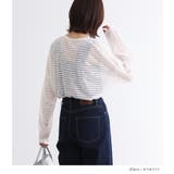 n'OrLABELシアーボーダーカットソー | osharewalker | 詳細画像17 