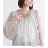 n'OrLABEL前後2wayリボン付きシアーブラウス | osharewalker | 詳細画像8 