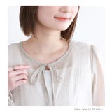 n'OrLABEL前後2wayリボン付きシアーブラウス | osharewalker | 詳細画像14 