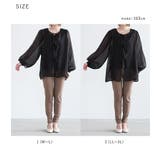 n'OrLABEL前後2wayリボン付きシアーブラウス | osharewalker | 詳細画像20 