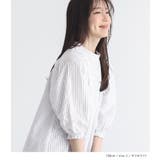 n'OrLABELストライプ柄ボリューム袖ブラウス | osharewalker | 詳細画像5 