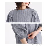 n'OrLABELストライプ柄ボリューム袖ブラウス | osharewalker | 詳細画像15 