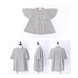 n'OrLABELストライプ柄フレアスリーブブラウス | osharewalker | 詳細画像17 