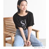 n'OrLABELグラフィック箔プリントロゴTシャツ | osharewalker | 詳細画像4