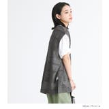 n'OrLABELテープヤーン透かし編みニットベスト | osharewalker | 詳細画像3
