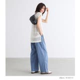 n'OrLABELテープヤーン透かし編みニットベスト | osharewalker | 詳細画像11