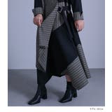 kOhAKU無地×ストライプ切替デザインアシメワンピース  | osharewalker | 詳細画像13 