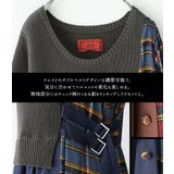 somari imagination異素材ドッキングアシメワンピース | osharewalker | 詳細画像14