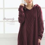 somari imaginationケーブル編みロングニットワンピース | osharewalker | 詳細画像16