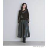 somari imaginationレースニット×シャイニーシアー切替ワンピース | osharewalker | 詳細画像11 