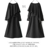 kOhAKUケープデザインアシンメトリーワンピース | osharewalker | 詳細画像14 