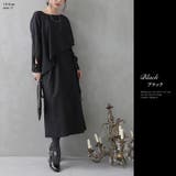 kOhAKUケープデザインアシンメトリーワンピース | osharewalker | 詳細画像9 