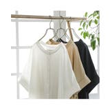 n'OrLABELバンドカラー半袖シャツワンピース | osharewalker | 詳細画像5 