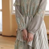 somari imagination異素材配色アシメワンピース | osharewalker | 詳細画像6
