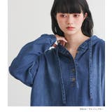 somari imaginationデニムフードワンピース | osharewalker | 詳細画像11