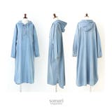 somari imaginationデニムフードワンピース | osharewalker | 詳細画像14