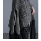 kOhAKU異素材ドッキングニットワンピース | osharewalker | 詳細画像10 