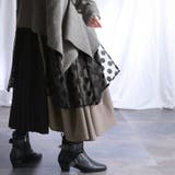 kOhAKU異素材ドッキングニットワンピース | osharewalker | 詳細画像15