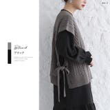 n'OrLABELニットベスト×シャツワンピースセット | osharewalker | 詳細画像12 