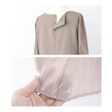 somari imagination異素材プリーツ切替アシメワンピース | osharewalker | 詳細画像15 