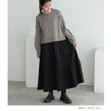 n'OrLABELニットドッキングティアードワンピース  | osharewalker | 詳細画像2 