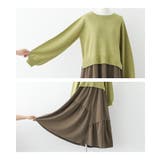 n'OrLABELニットドッキングティアードワンピース  | osharewalker | 詳細画像18 