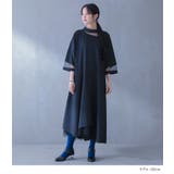 kOhAKUメッシュ切替アシメワンピース | osharewalker | 詳細画像3