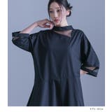 kOhAKUメッシュ切替アシメワンピース | osharewalker | 詳細画像10
