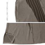 kOhAKUストライプ柄切替アシメシャツワンピース | osharewalker | 詳細画像13 