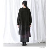 kOhAKU異素材ドッキングニットワンピース | osharewalker | 詳細画像10 