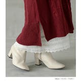 n'OrLABELあったか裏起毛レースペチワンピース  | osharewalker | 詳細画像13 