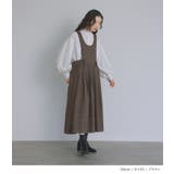 somari imaginationエプロン風グレンチェック柄ジャンスカ | osharewalker | 詳細画像4