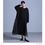 kOhAKUチュール切替カットソーロングワンピース | osharewalker | 詳細画像3 