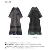 kOhAKUメッシュ切り替えシャツワンピース | osharewalker | 詳細画像20 