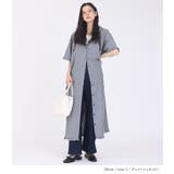 somari imaginationストライプ柄フリルフード付きシャツワンピース | osharewalker | 詳細画像8
